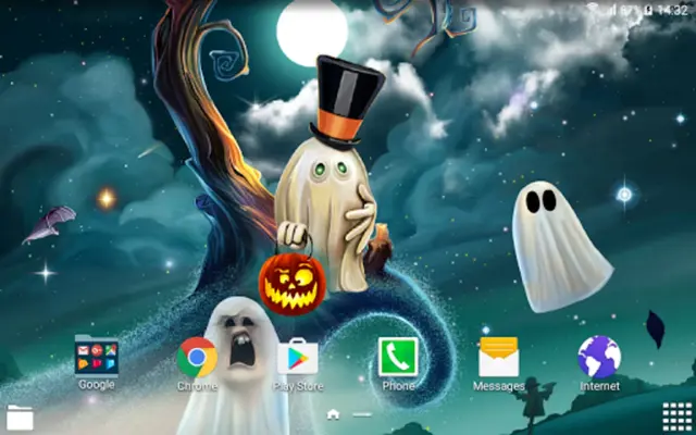 HD Halloween Live Wallpaper android App screenshot 2